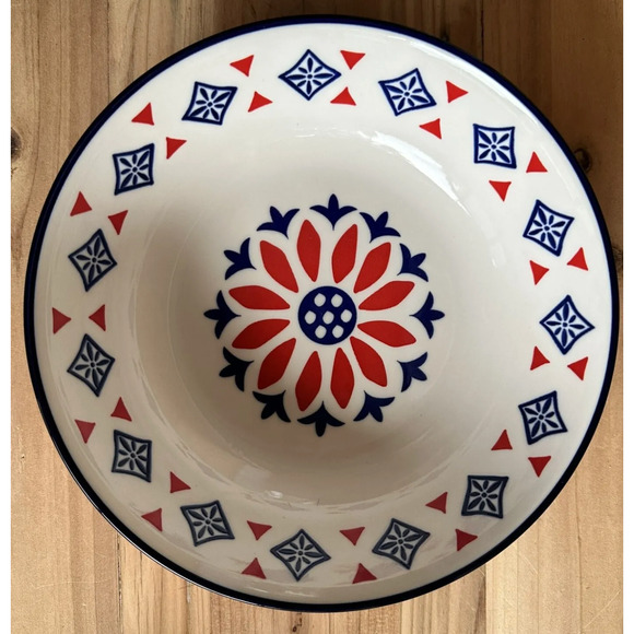 Baum Prisma Stoneware Dinner Bowl Set, 4 Piece Set, Stackable, Beautiful, NIB - Picture 5 of 12